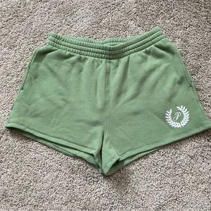 PINK Victoria's Secret Olive Green Athletic Shorts
